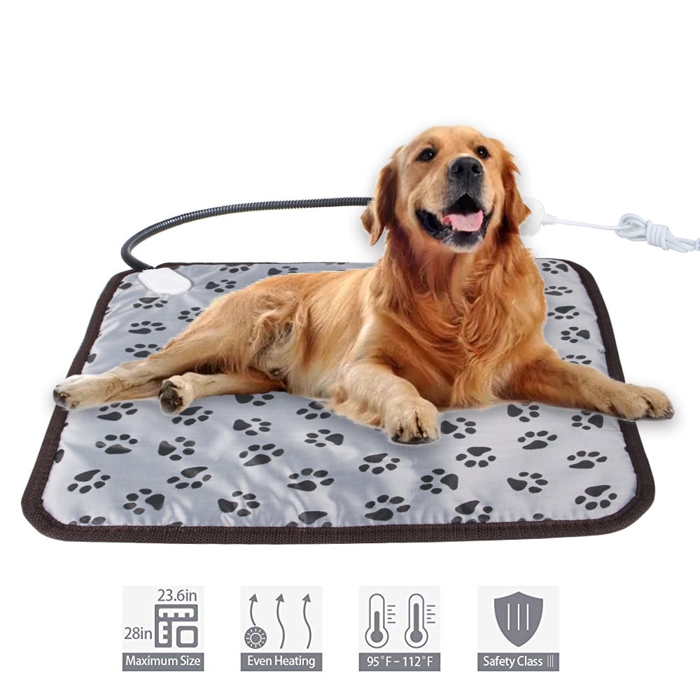 Pet Heating Pad and Electric Dog Cat Heat Mat with Waterproof Cord and Temperature Control - Image 5