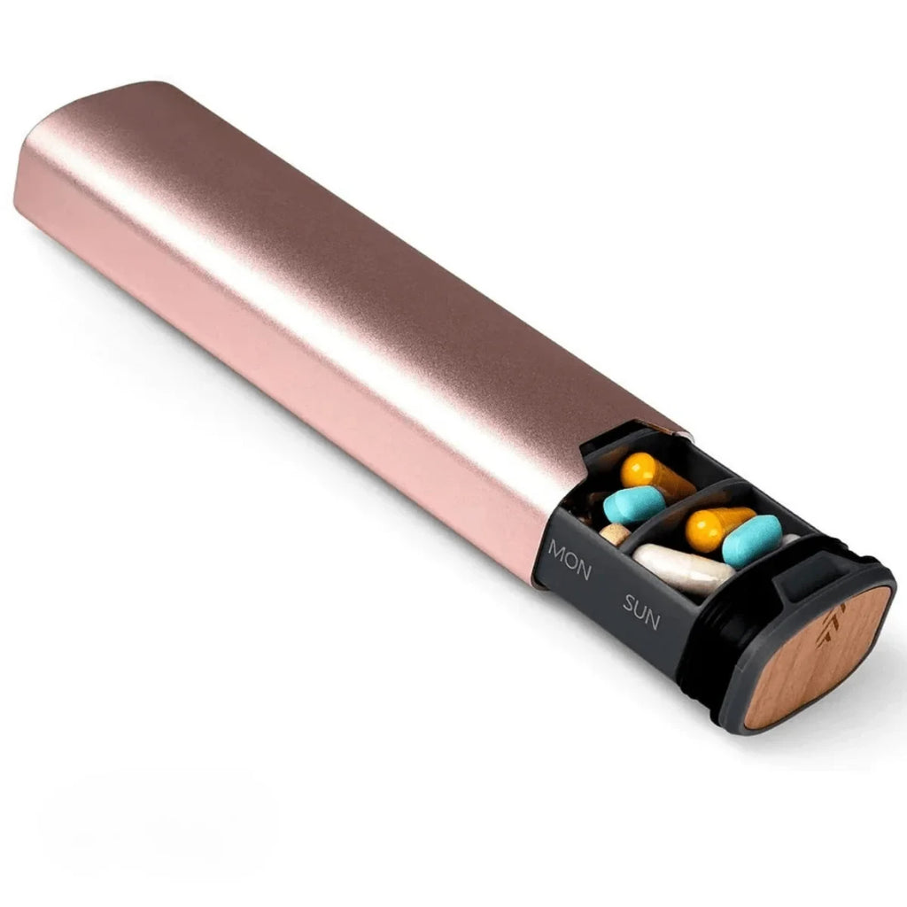 Pill Organizer with 7 Daily Compartments and Protective Sleeve for Medication Storage - Image 6