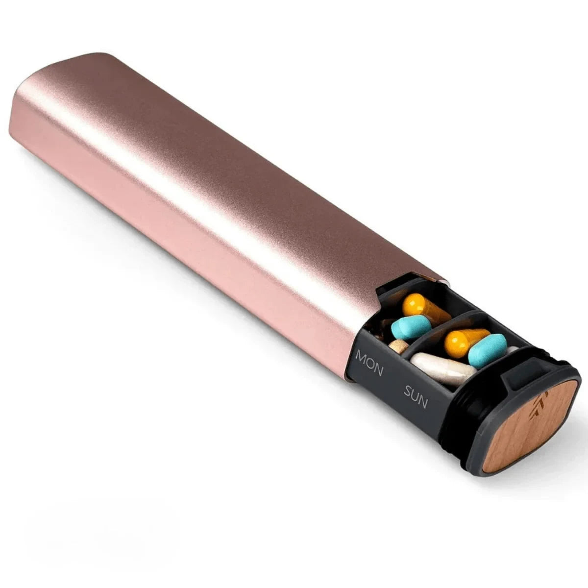 Pill Organizer with 7 Daily Compartments and Protective Sleeve for Medication Storage - Image 6