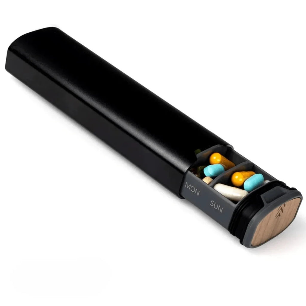 Pill Organizer with 7 Daily Compartments and Protective Sleeve for Medication Storage - Image 9
