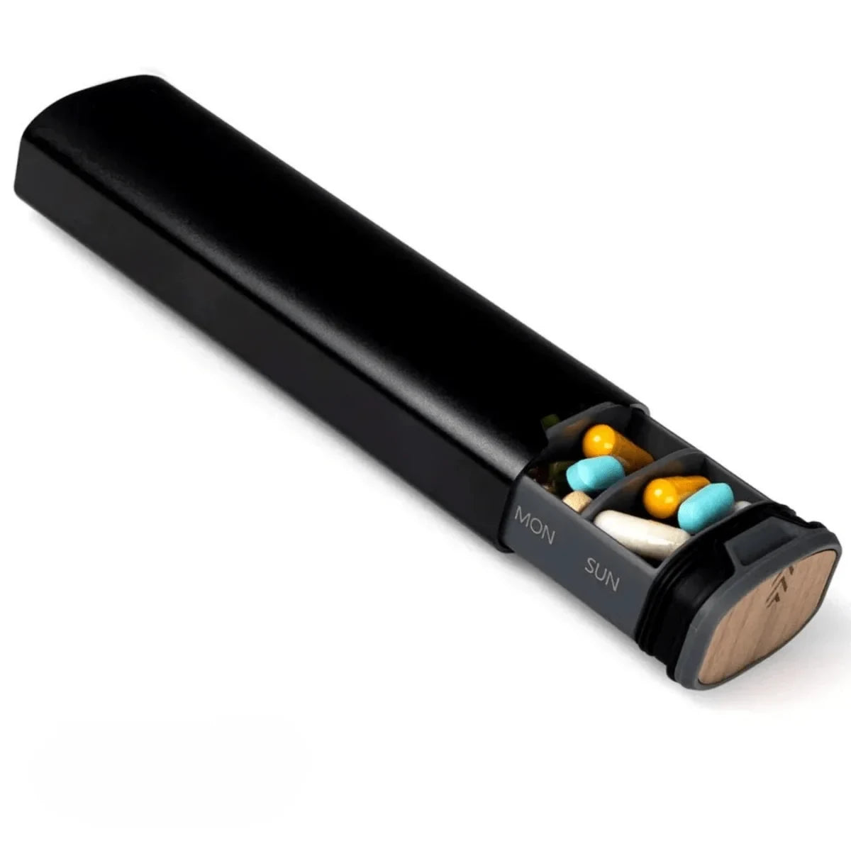 Pill Organizer with 7 Daily Compartments and Protective Sleeve for Medication Storage - Image 9
