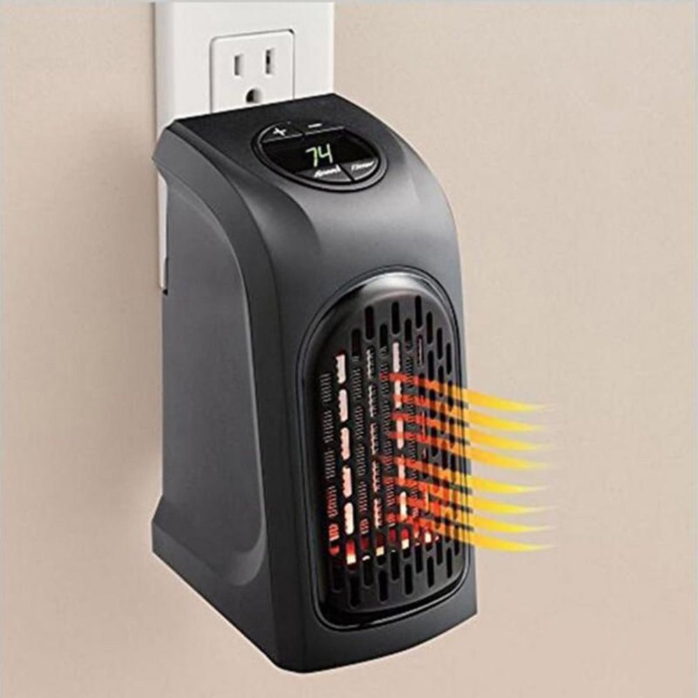 Plug in Heater Portable Electric Energy Efficient Digital Display and Ceramic Heating Elements - Image 1