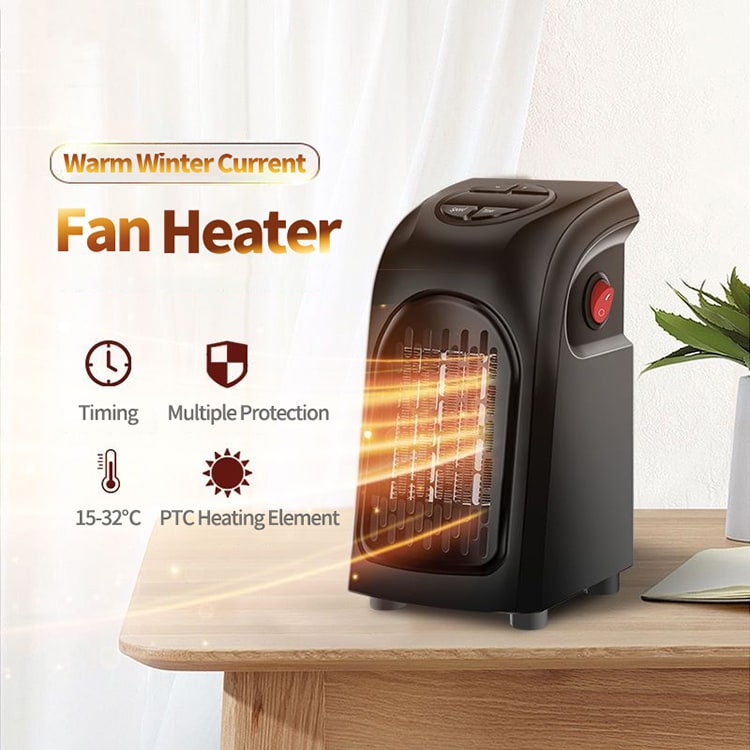 Plug in Heater Portable Electric Energy Efficient Digital Display and Ceramic Heating Elements - Image 10