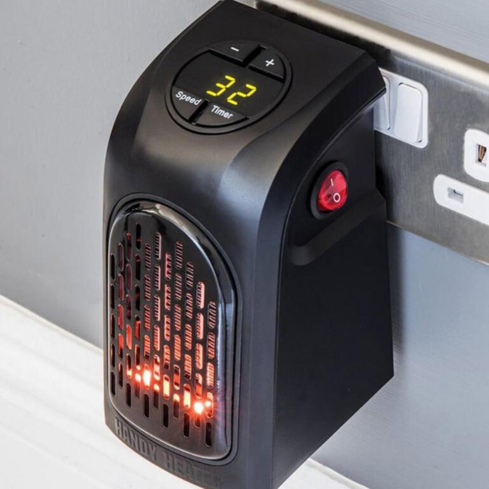 Plug in Heater Portable Electric Energy Efficient Digital Display and Ceramic Heating Elements - Image 5