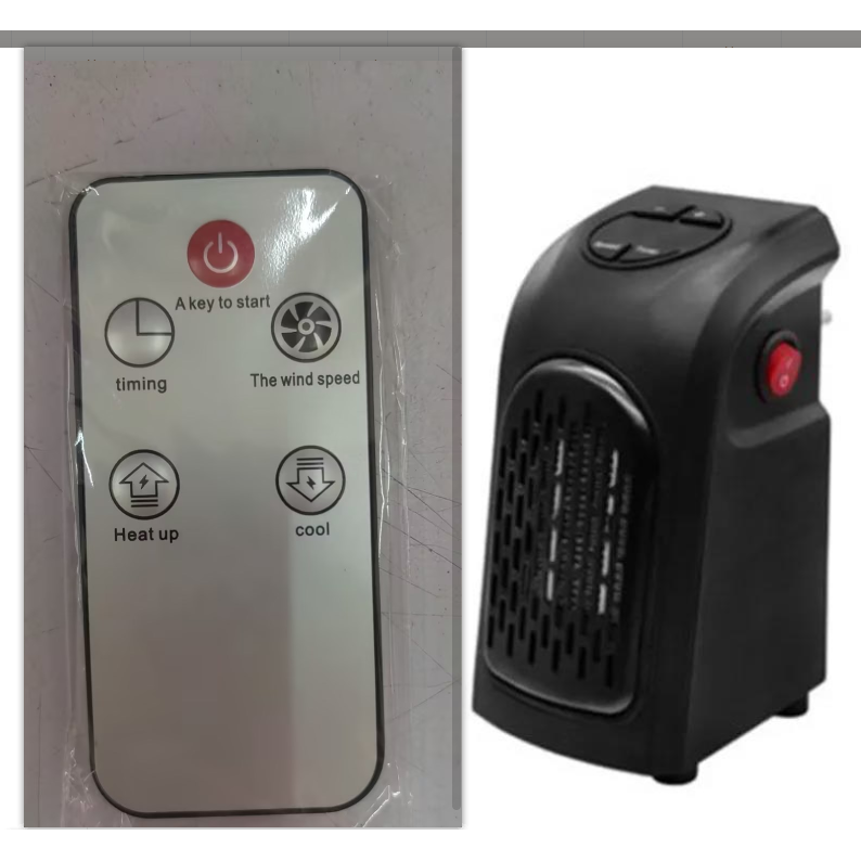 Plug in Heater Portable Electric Energy Efficient Digital Display and Ceramic Heating Elements - Image 7