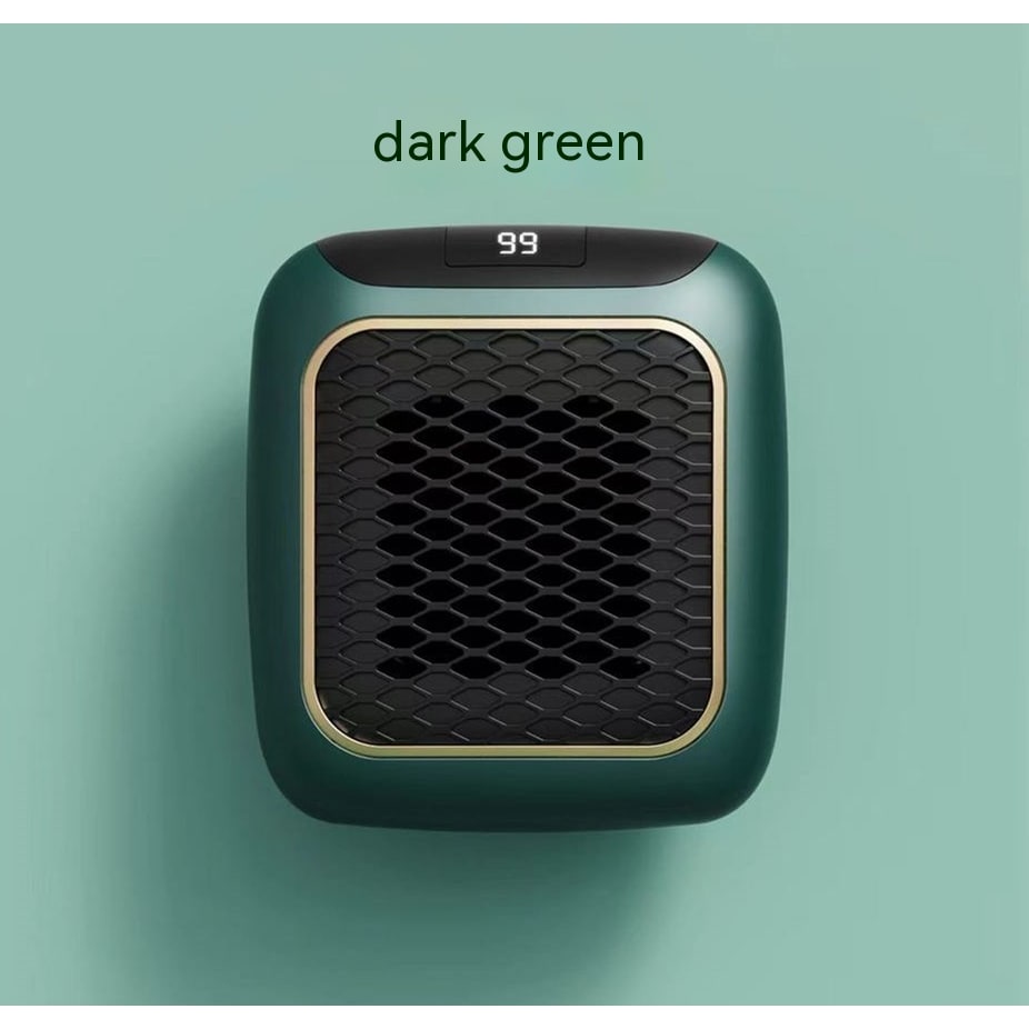 Plug in Space Heater with Digital Display and Honeycomb Grille - Image 1