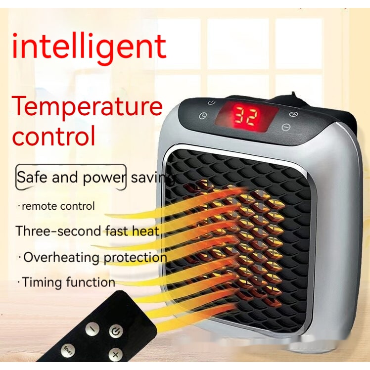 Plug in Space Heater with Digital Display and Honeycomb Grille - Image 23