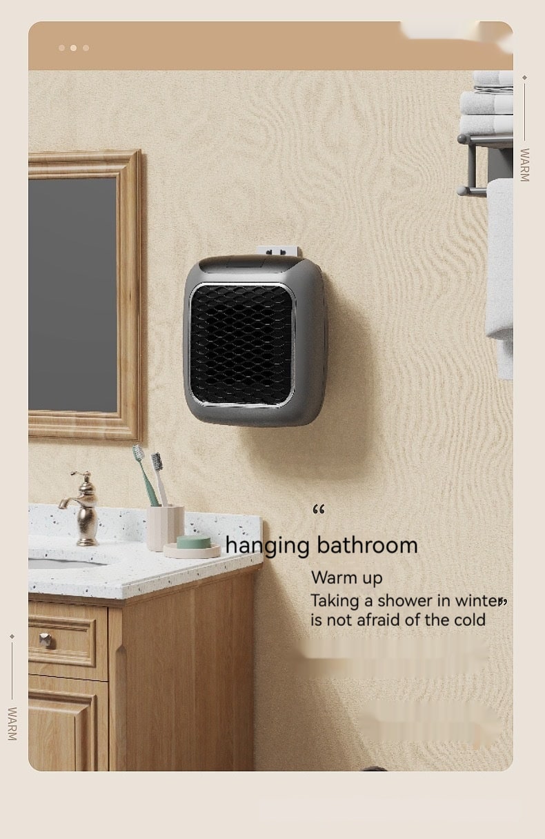 Plug in Space Heater with Digital Display and Honeycomb Grille - Image 25