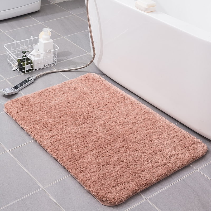 Plush Shaggy Bath Mats for Bathroom with Non Slip Bottom Fast Drying Microfiber Sets - Image 11