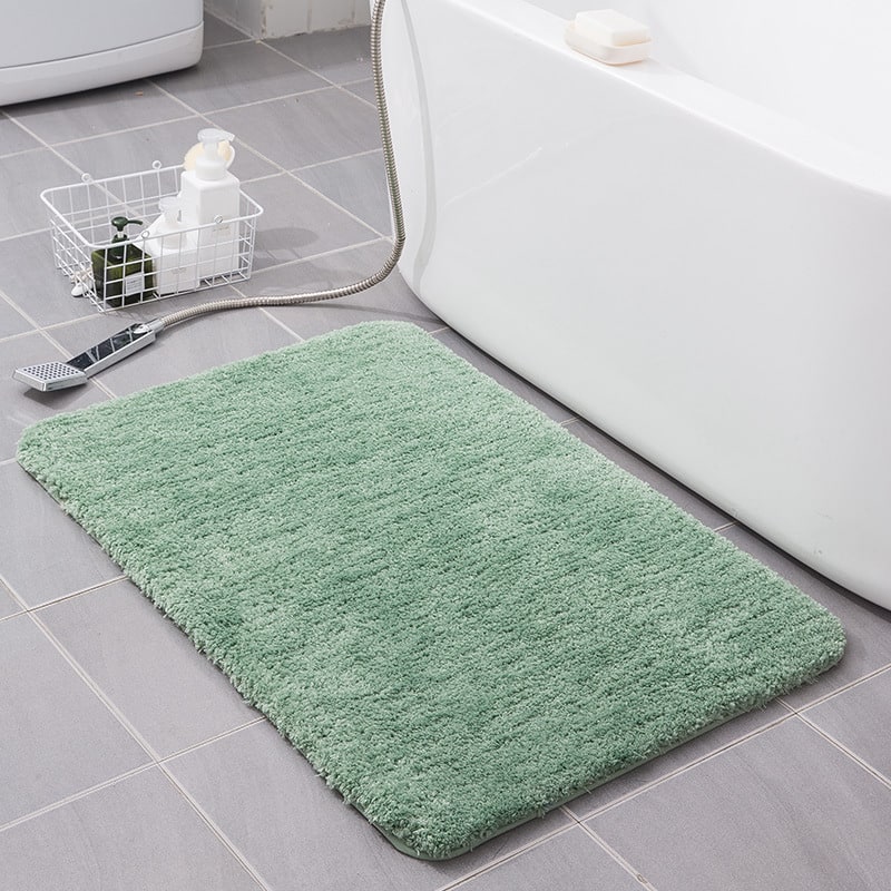 Plush Shaggy Bath Mats for Bathroom with Non Slip Bottom Fast Drying Microfiber Sets - Image 13