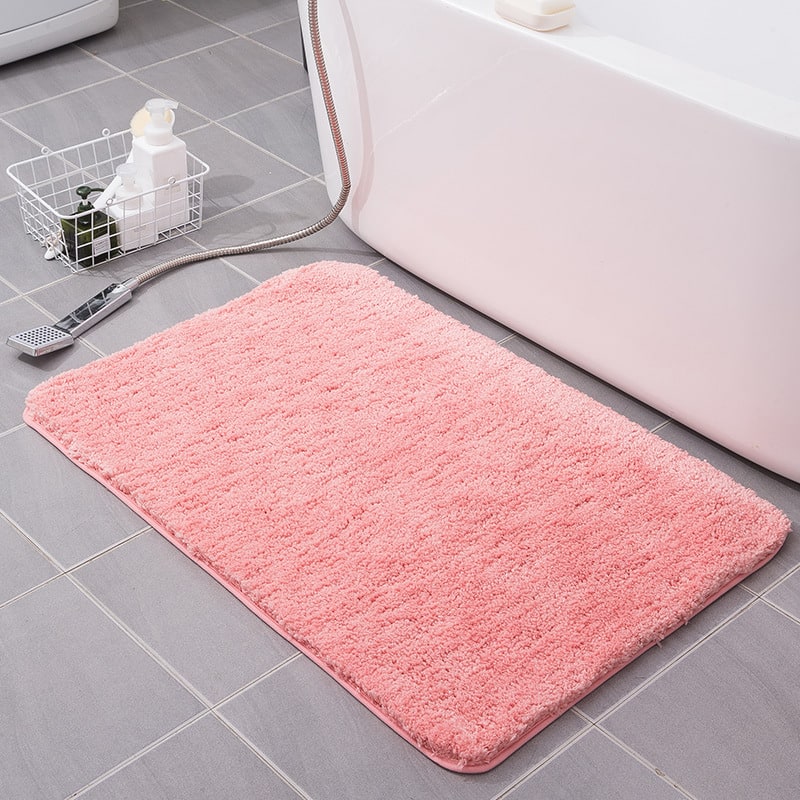 Plush Shaggy Bath Mats for Bathroom with Non Slip Bottom Fast Drying Microfiber Sets - Image 15