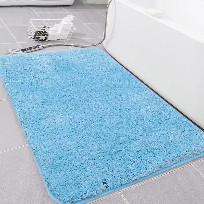 Plush Shaggy Bath Mats for Bathroom with Non Slip Bottom Fast Drying Microfiber Sets - Image 16