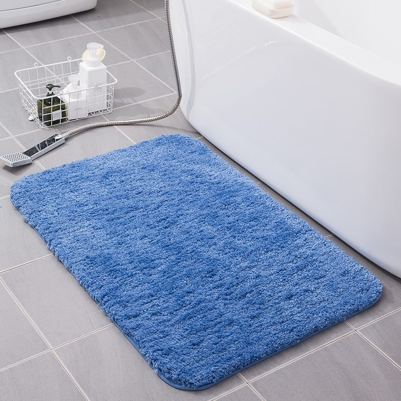 Plush Shaggy Bath Mats for Bathroom with Non Slip Bottom Fast Drying Microfiber Sets - Image 17