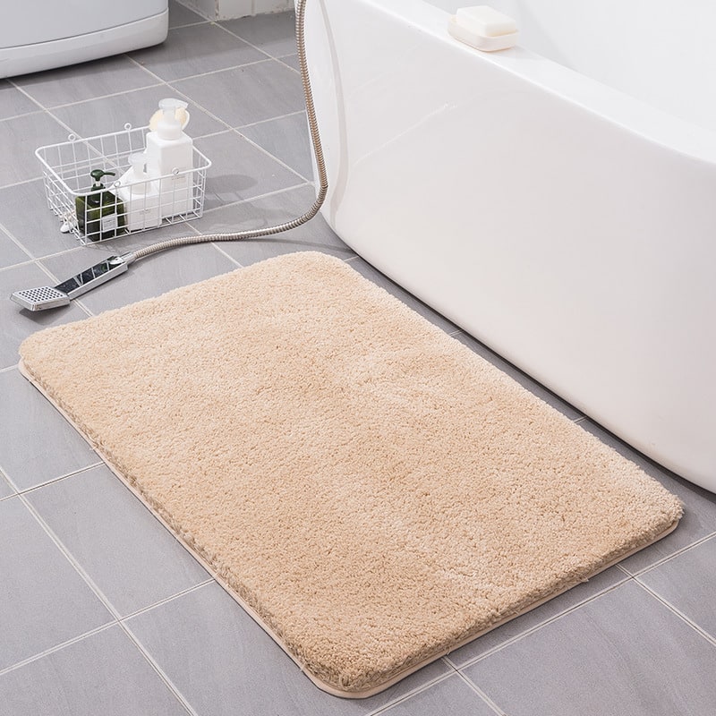 Plush Shaggy Bath Mats for Bathroom with Non Slip Bottom Fast Drying Microfiber Sets - Image 18