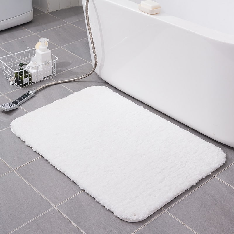 Plush Shaggy Bath Mats for Bathroom with Non Slip Bottom Fast Drying Microfiber Sets - Image 9