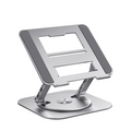 Portable Adjustable Ergonomic Laptop Stand with 360 Rotating Base and Aluminum Foldable Design - Image 2