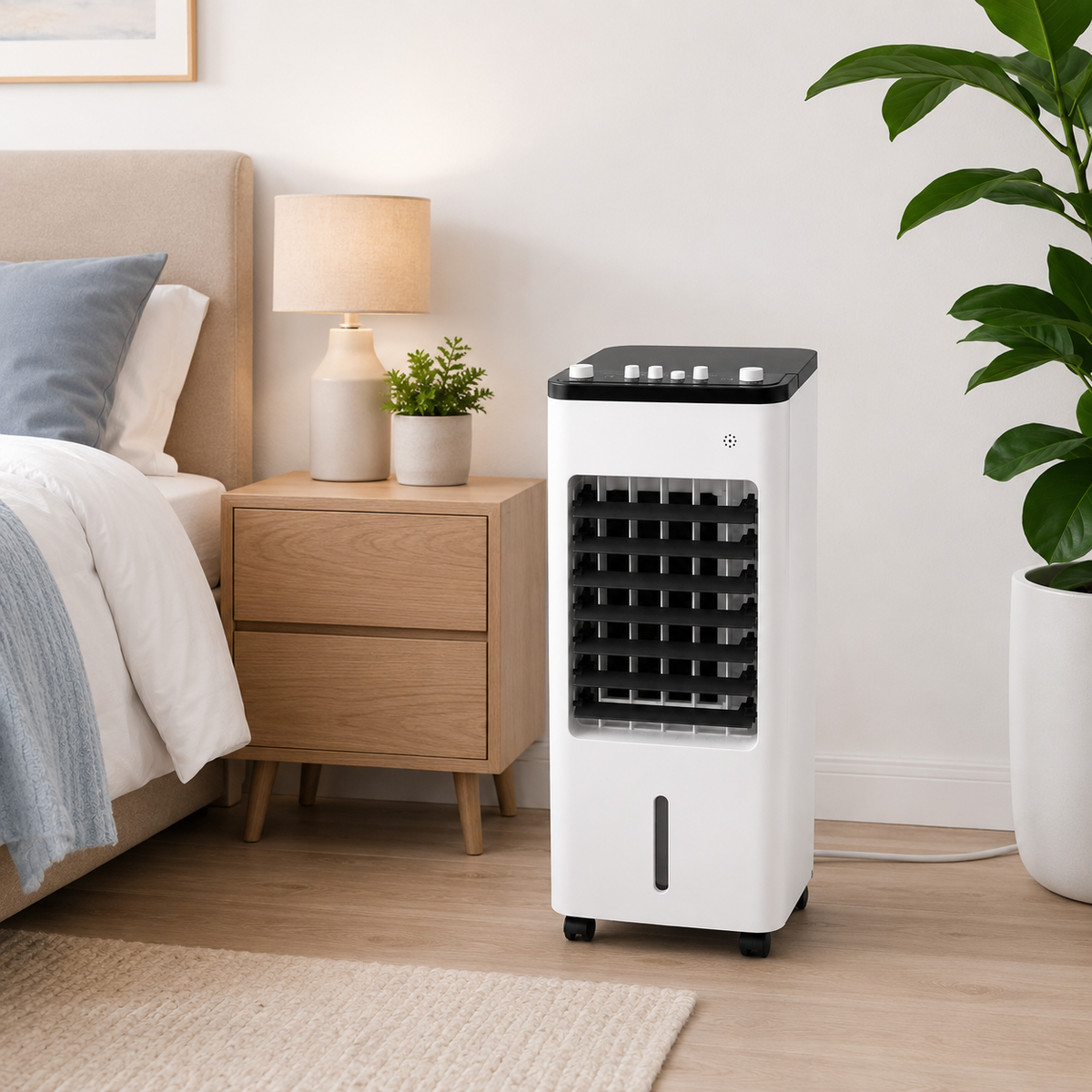 Portable Air Conditioner and Cooler with Evaporative Cooling Fan and Humidifier Function - Image 3