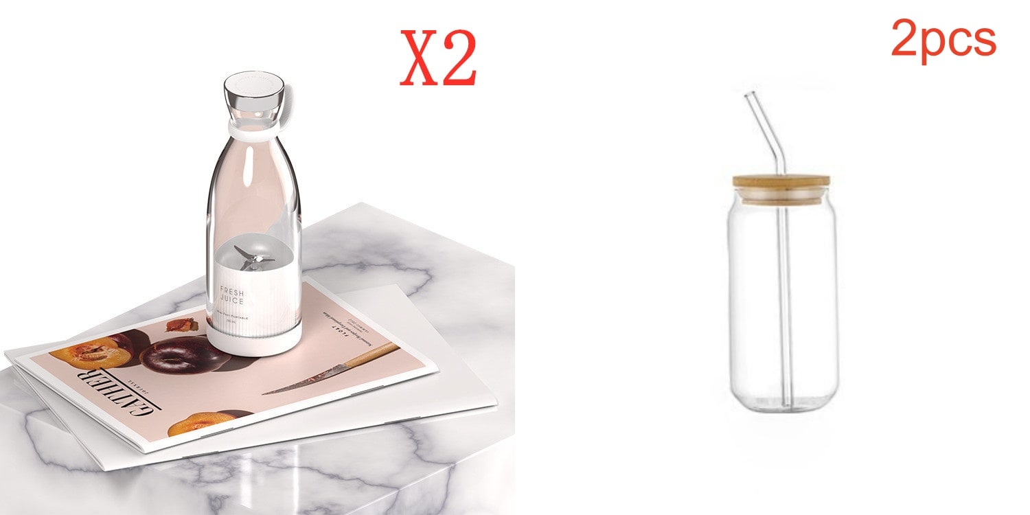 Portable Blender with Powerful Motor Stainless Steel Blades and USB Rechargeable for Smoothies - Image 7