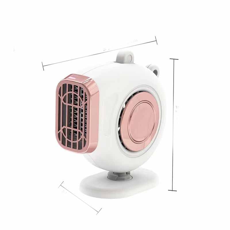 Portable Car Heater with 12 Volt Automotive Plug in Defroster Fan and Rotary Holder 12v - Image 3