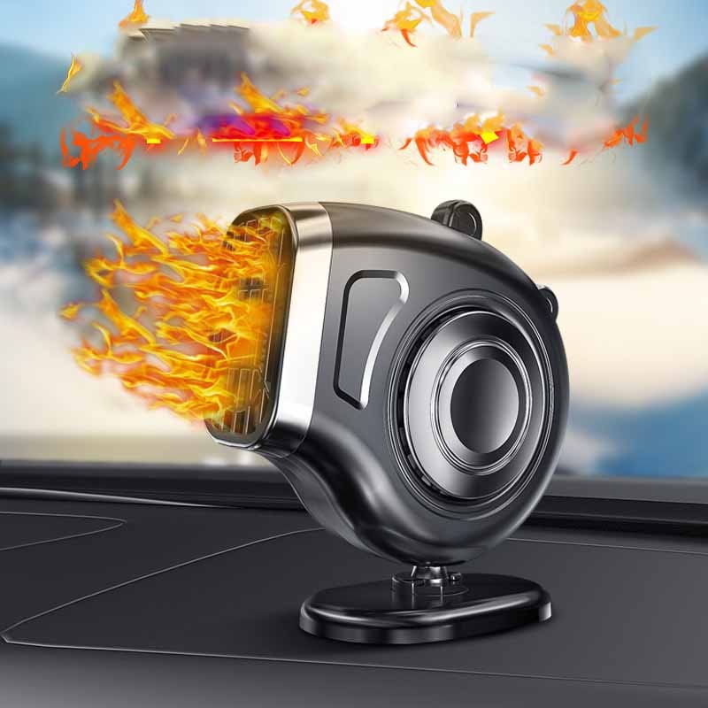 Portable Car Heater with 12 Volt Automotive Plug in Defroster Fan and Rotary Holder 12v - Image 5