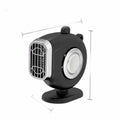 Portable Car Heater with 12 Volt Automotive Plug in Defroster Fan and Rotary Holder 12v - Image 8