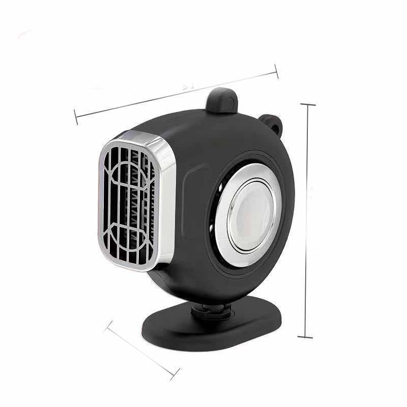 Portable Car Heater with 12 Volt Automotive Plug in Defroster Fan and Rotary Holder 12v - Image 8