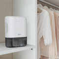 Portable Dehumidifier for Basement and Crawl Space with Drain Hose and 2-Speed Timer - Image 1
