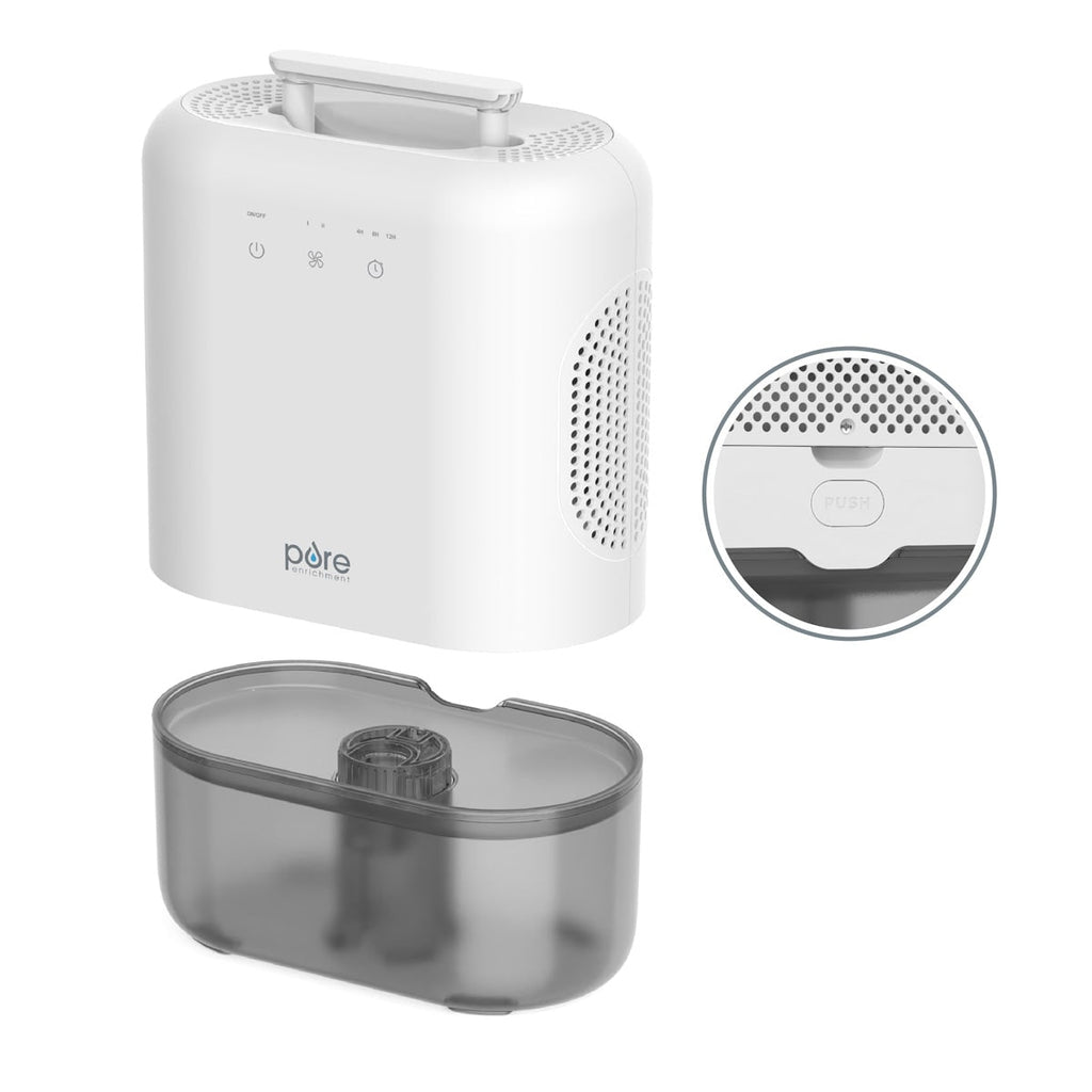 Portable Dehumidifier for Basement and Crawl Space with Drain Hose and 2-Speed Timer - Image 4