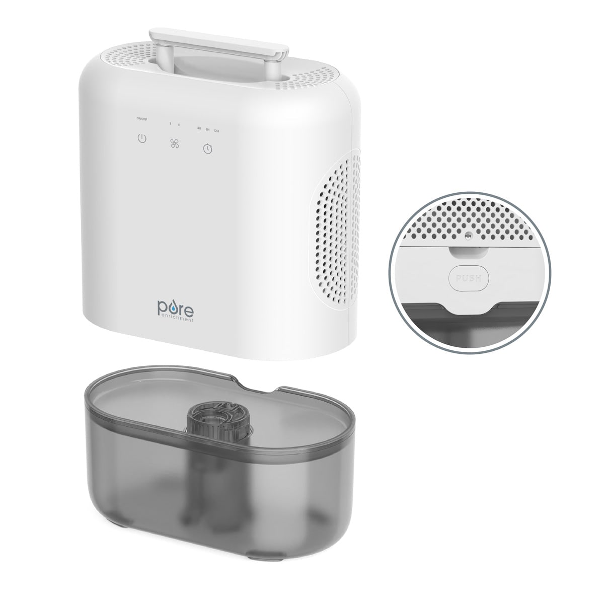 Portable Dehumidifier for Basement and Crawl Space with Drain Hose and 2-Speed Timer - Image 4