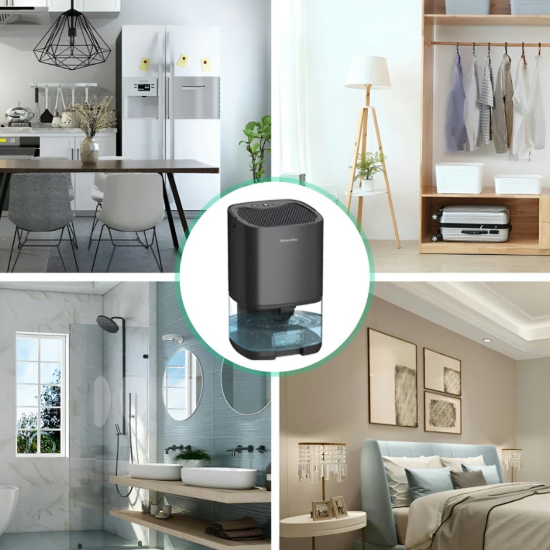 Portable Dehumidifier for Basement Crawl Space and Small Bedroom with Transparent Water Tank - Image 5