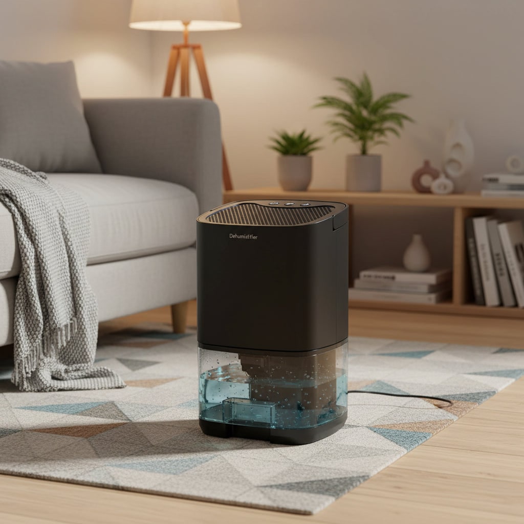 Portable Dehumidifier for Bedroom Basement and Crawl Space with Quiet Operation - Image 3
