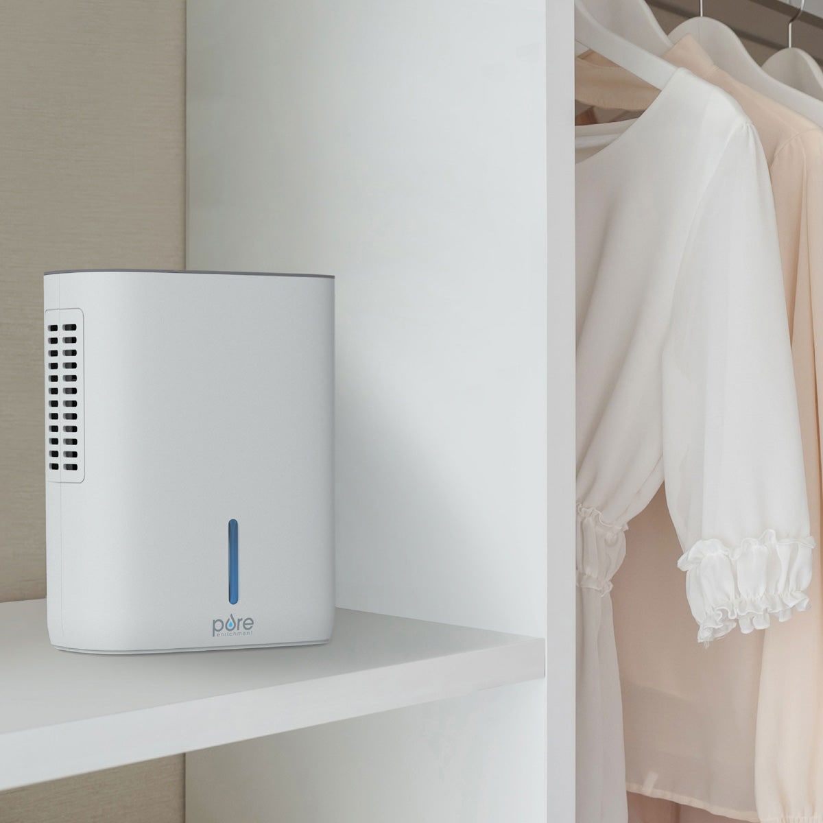Portable Dehumidifier with Timer for Basement Crawl Space and Bathroom And Air Purifier - Image 1