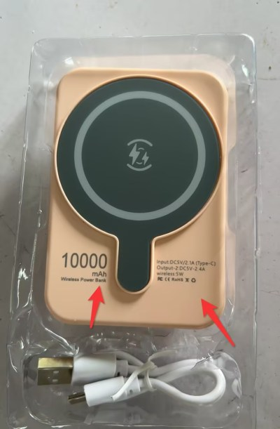 Portable Magnetic Fast Charging Power Bank with 10000mah Wireless and Slim Design Phone - Image 2