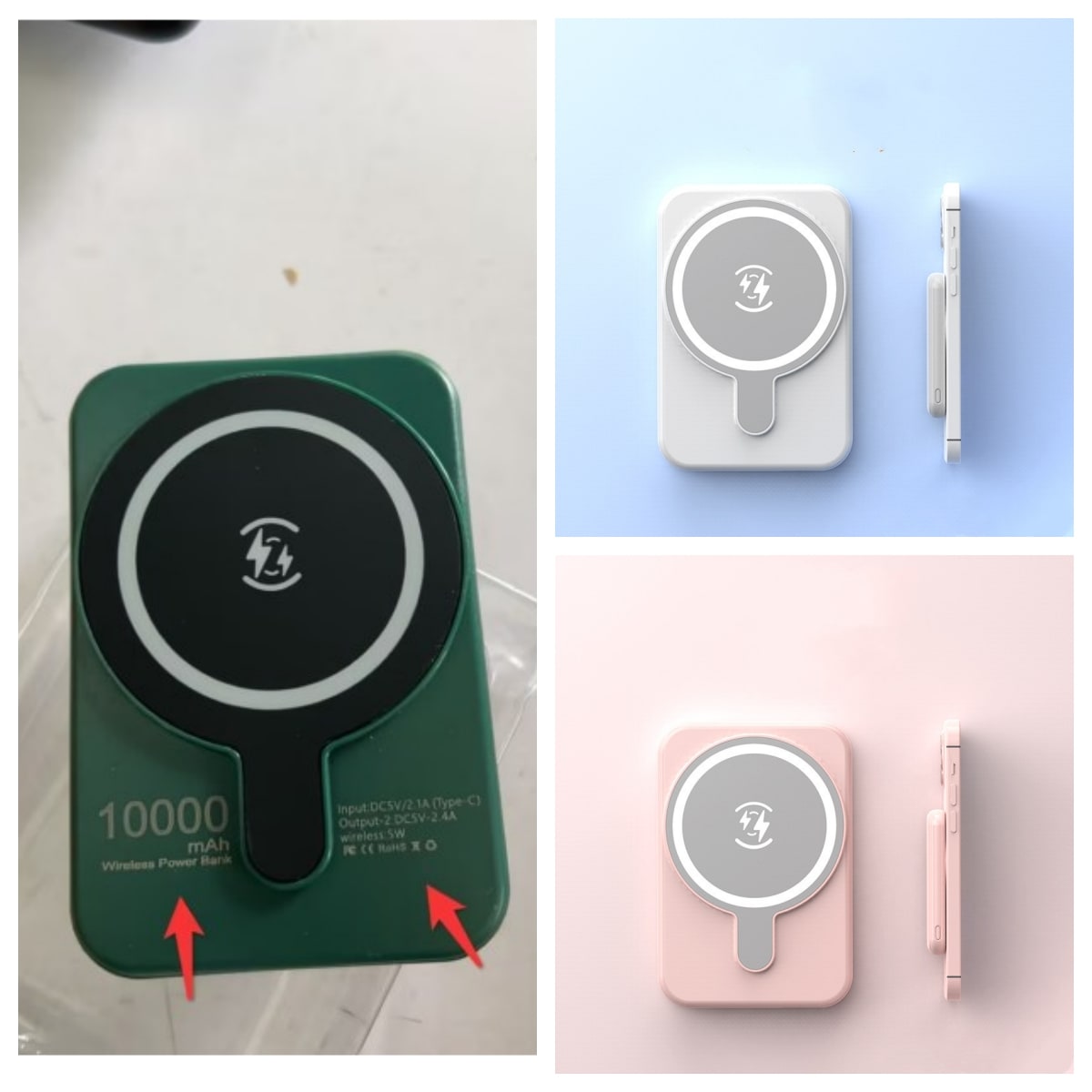 Portable Magnetic Fast Charging Power Bank with 10000mah Wireless and Slim Design Phone - Image 27
