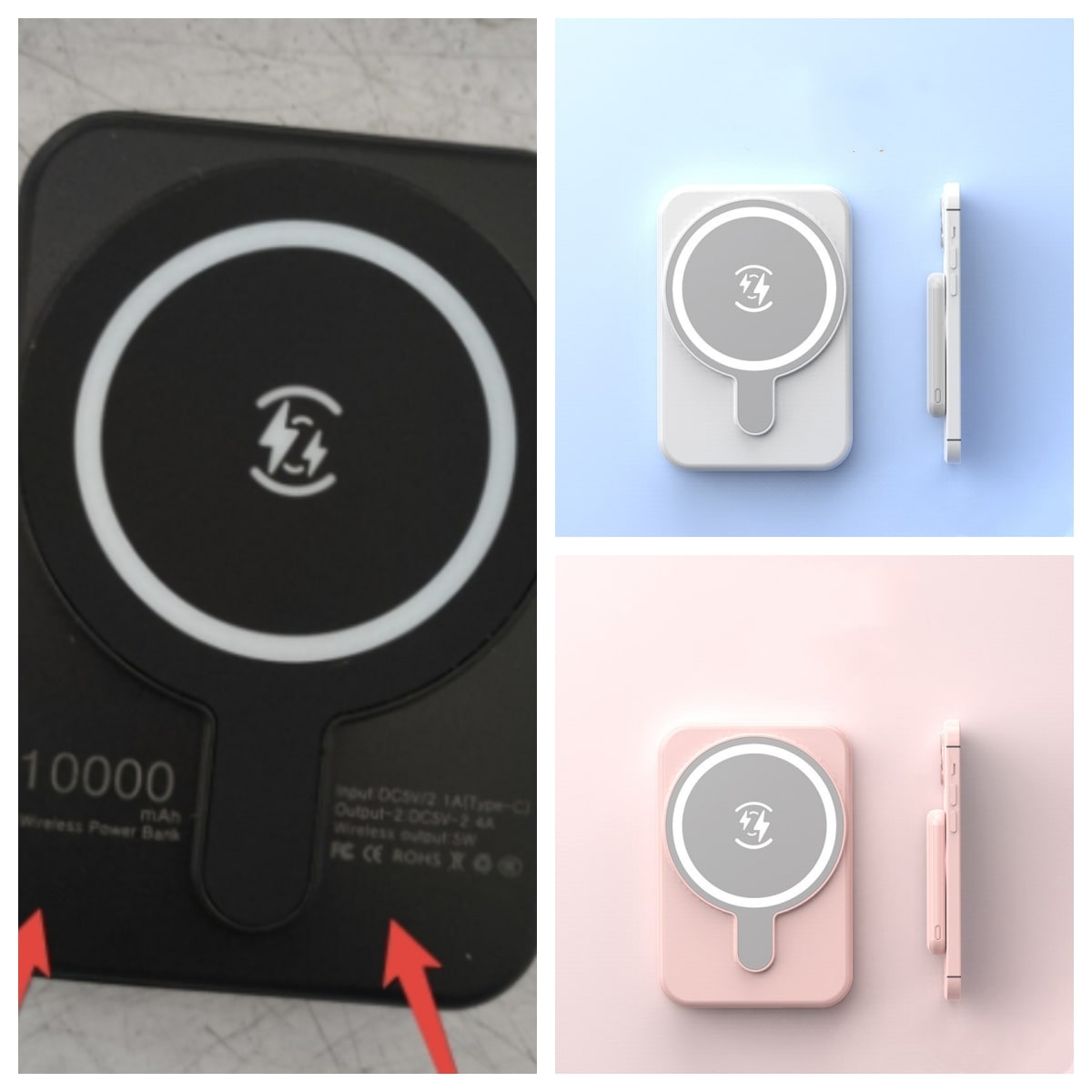Portable Magnetic Fast Charging Power Bank with 10000mah Wireless and Slim Design Phone - Image 28