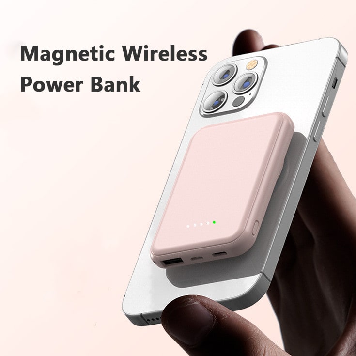 Portable Magnetic Fast Charging Power Bank with 10000mah Wireless and Slim Design Phone - Image 9