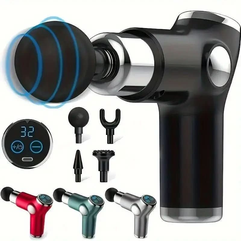 Portable Massage Gun Deep Tissue Handheld Massager Usb-C Rechargeable Compact Travel - Image 14
