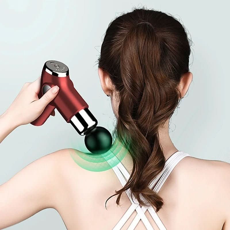 Portable Massage Gun Deep Tissue Handheld Massager Usb-C Rechargeable Compact Travel - Image 2