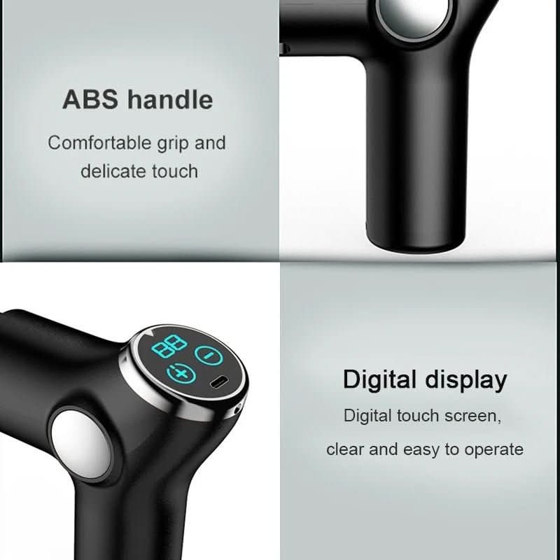 Portable Massage Gun Deep Tissue Handheld Massager Usb-C Rechargeable Compact Travel - Image 3