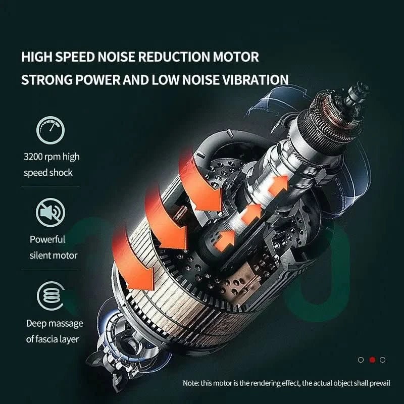 Portable Massage Gun Deep Tissue Handheld Massager Usb-C Rechargeable Compact Travel - Image 5