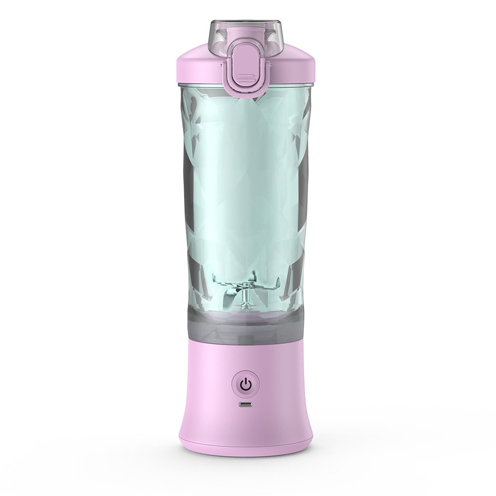Portable Mini Blender with USB Charging 6-Blade Cordless Personal for Smoothies and Shakes - Image 1