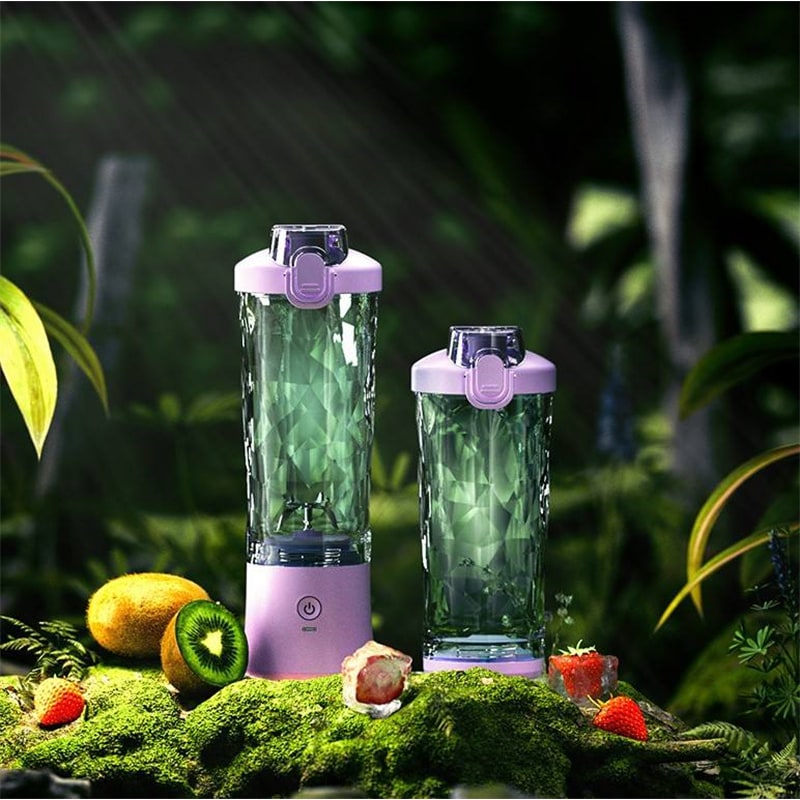 Portable Mini Blender with USB Charging 6-Blade Cordless Personal for Smoothies and Shakes - Image 13