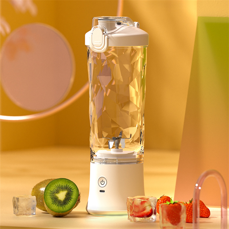 Portable Mini Blender with USB Charging 6-Blade Cordless Personal for Smoothies and Shakes - Image 2