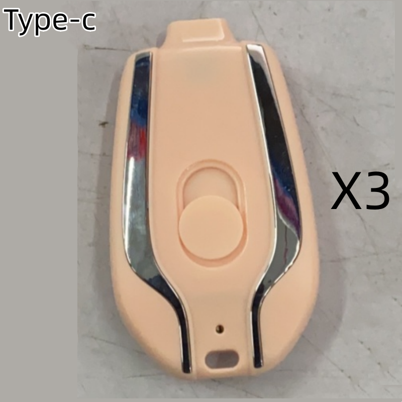 Portable Power Bank Keychain Charger with Retractable Connector and Carabiner Clip - Image 13
