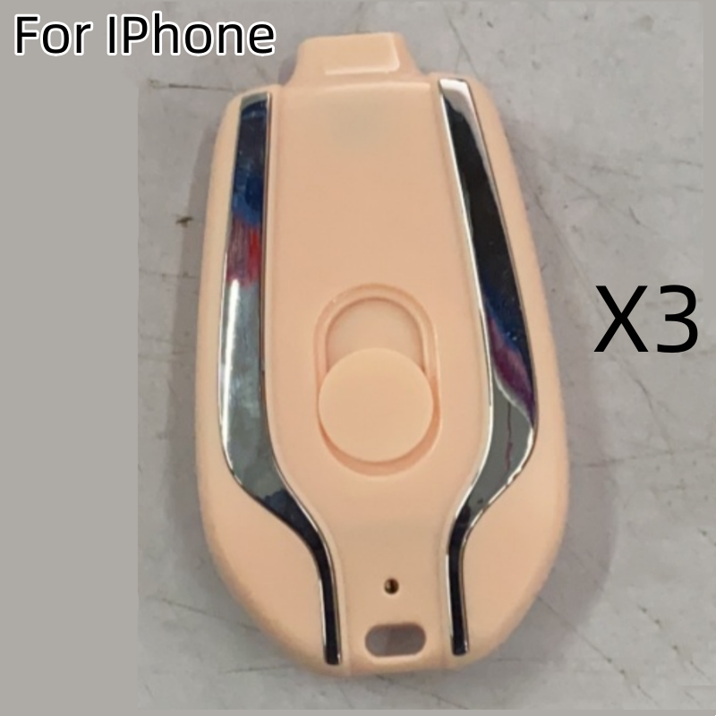 Portable Power Bank Keychain Charger with Retractable Connector and Carabiner Clip - Image 19