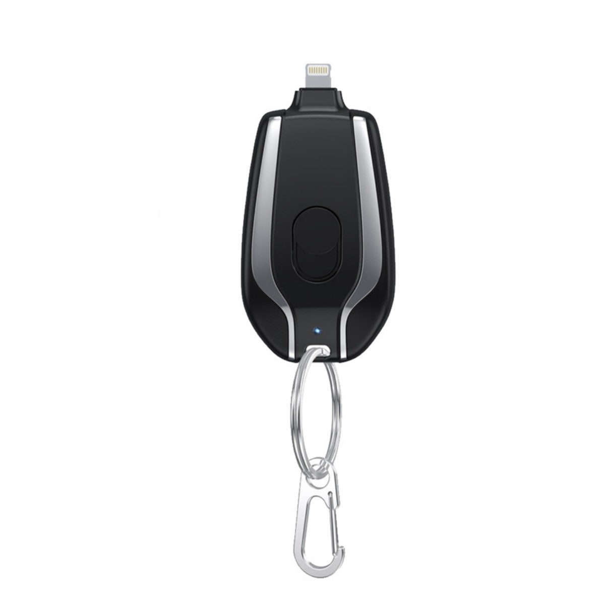 Portable Power Bank Keychain Charger with Retractable Connector and Carabiner Clip - Image 43