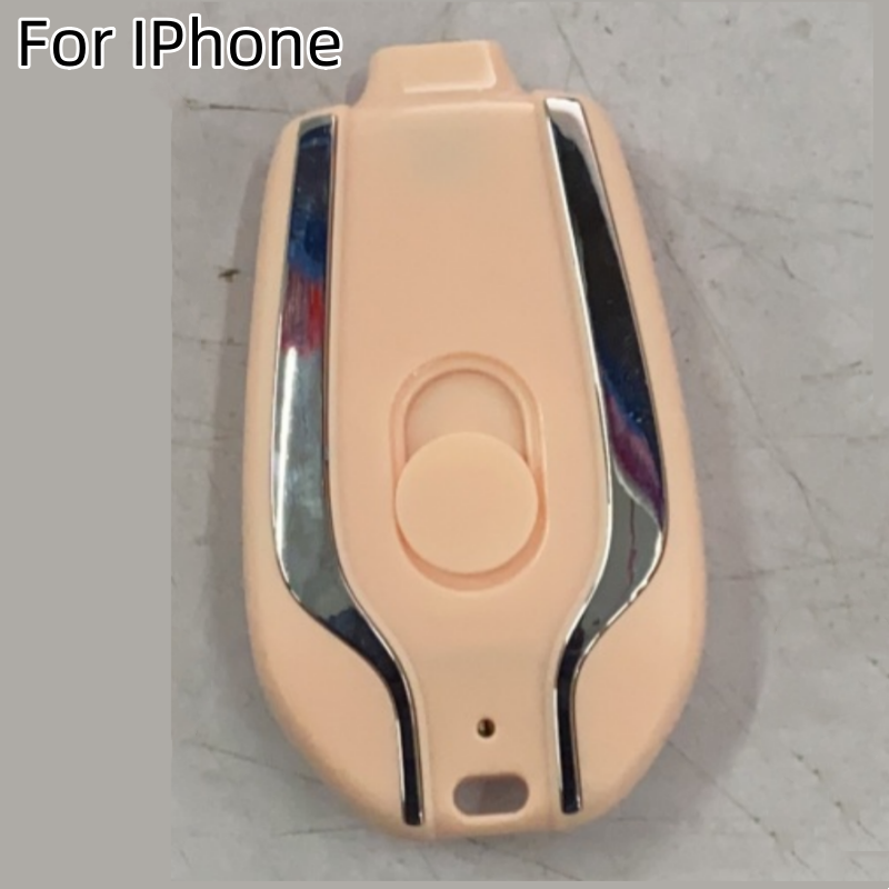 Portable Power Bank Keychain Charger with Retractable Connector and Carabiner Clip - Image 44