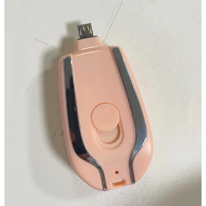 Portable Power Bank Keychain Charger with Retractable Connector and Carabiner Clip - Image 8
