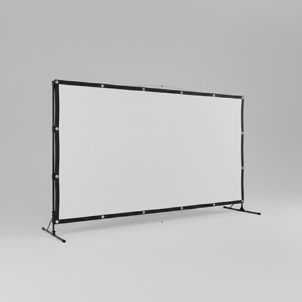Portable Projector Screen Projection 120 Inch Foldable White Wall Mounted Home Theater - Image 4