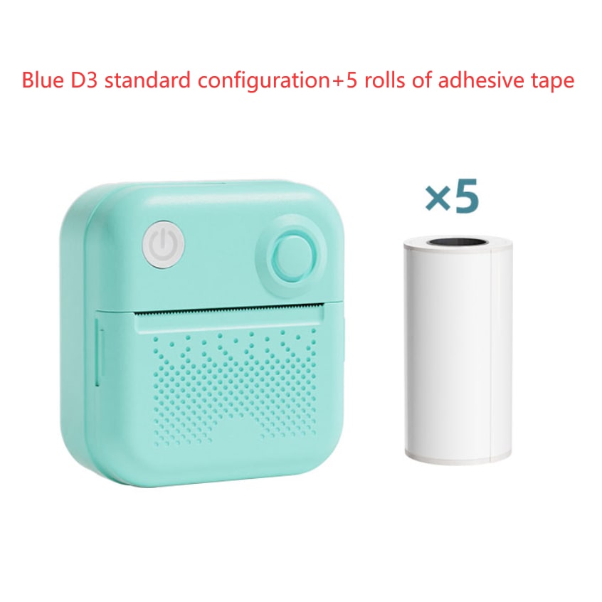 Portable Thermal Label Printer with Bluetooth Wireless Connectivity for Handheld Direct Printing - Image 3